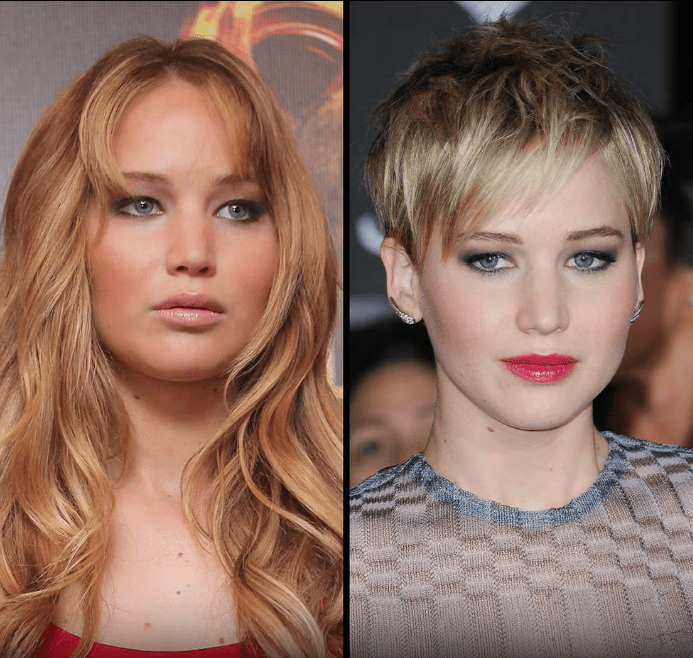 Jennifer Lawrence ANTES Y DESPUÉS