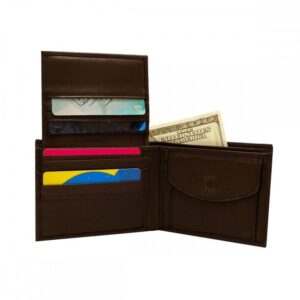 Billetera de piel slim con bloqueo RFID