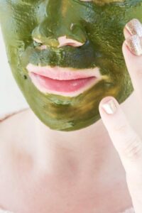 Matcha Facial Máscara Casera